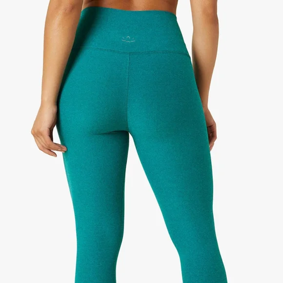 NEW Beyond Yoga Bay Blue Spacedye Caught In The Midi High Waisted Leggings - Picture 9 of 9